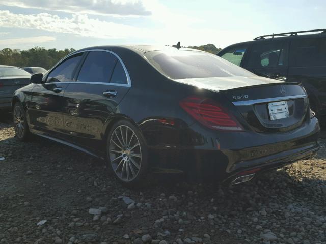 WDDUG8CB8FA121764 - 2015 MERCEDES-BENZ S 550 BLACK photo 3