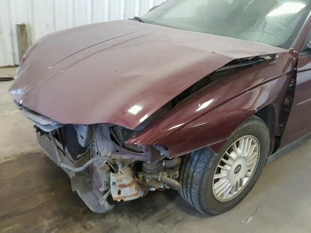 2G1WW12E2Y9305615 - 2000 CHEVROLET MONTE CARL 勃艮第红 照片 9