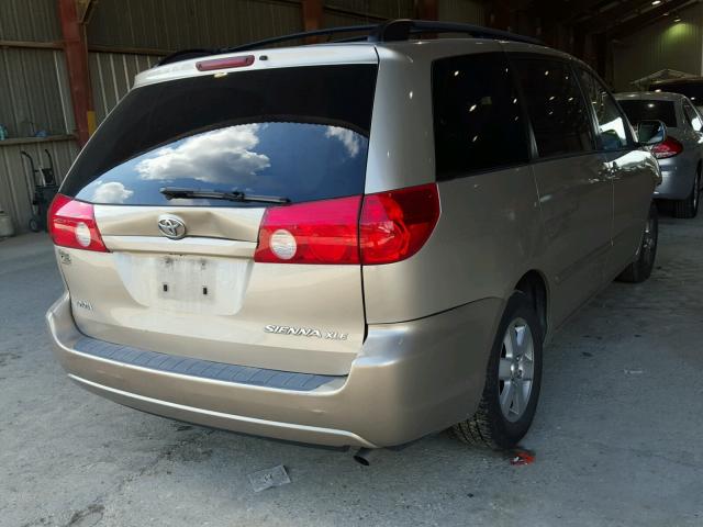 5TDZK22C28S150561 - 2008 TOYOTA SIENNA XLE GOLD photo 4