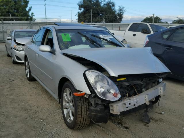 JNKCV51E96M506996 - 2006 INFINITI G35 SILVER photo 1