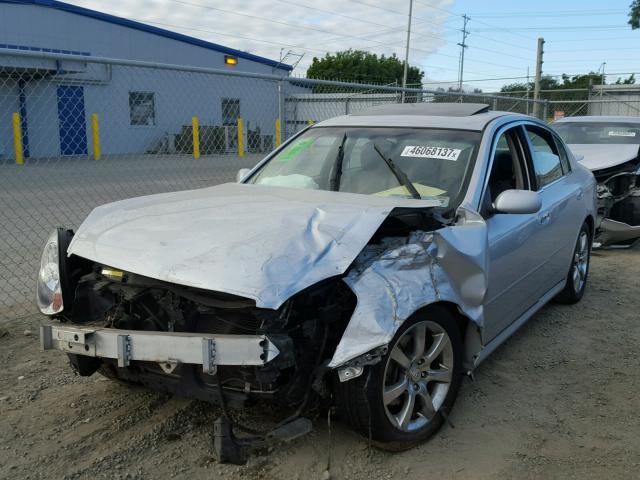 JNKCV51E96M506996 - 2006 INFINITI G35 SILVER photo 2