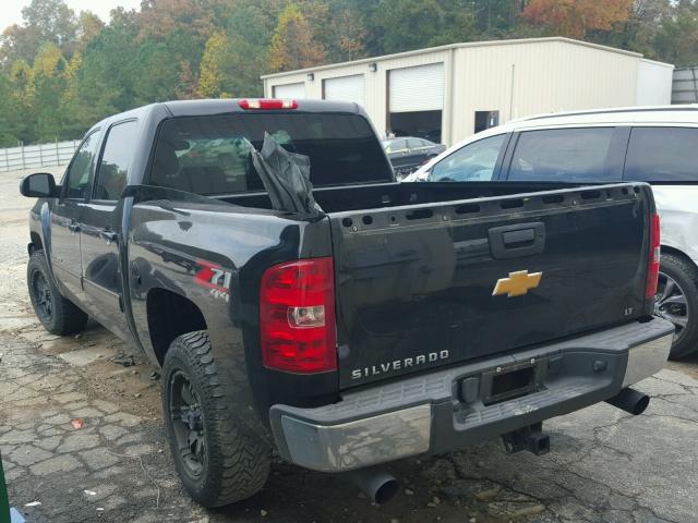 3GCPKSE72CG263410 - 2012 CHEVROLET SILVERADO BLACK photo 3