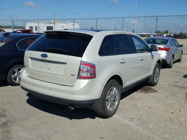 2FMDK39C77BB04614 - 2007 FORD EDGE SEL P WHITE photo 4