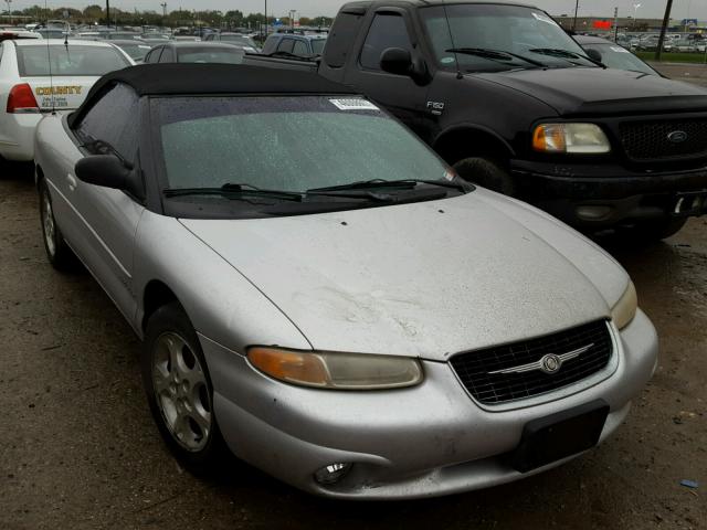 3C3EL55H4YT286284 - 2000 CHRYSLER SEBRING SILVER photo 1