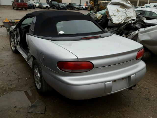 3C3EL55H4YT286284 - 2000 CHRYSLER SEBRING SILVER photo 3