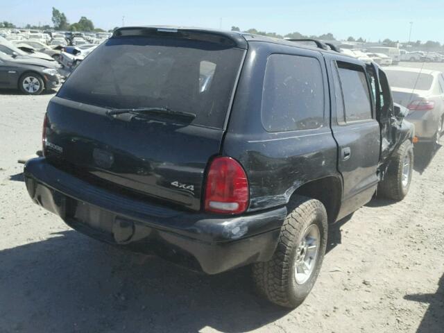 1B4HS28Y1XF636580 - 1999 DODGE DURANGO BLACK photo 4