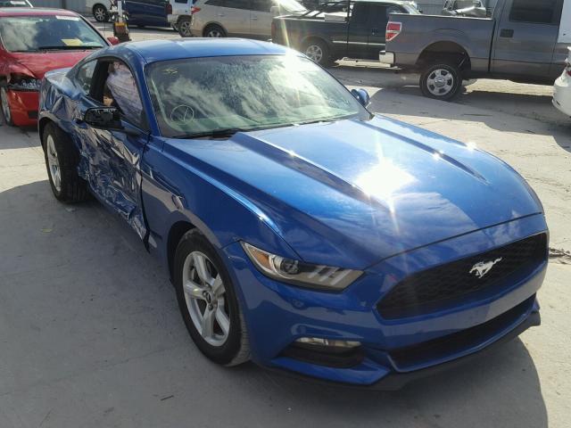 1FA6P8AM5H5286311 - 2017 FORD MUSTANG BLUE photo 1