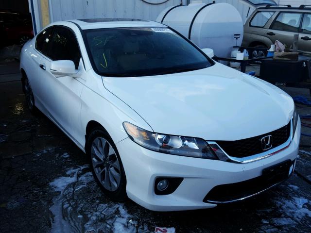 1HGCT1B86FA007407 - 2015 HONDA ACCORD EXL WHITE photo 1