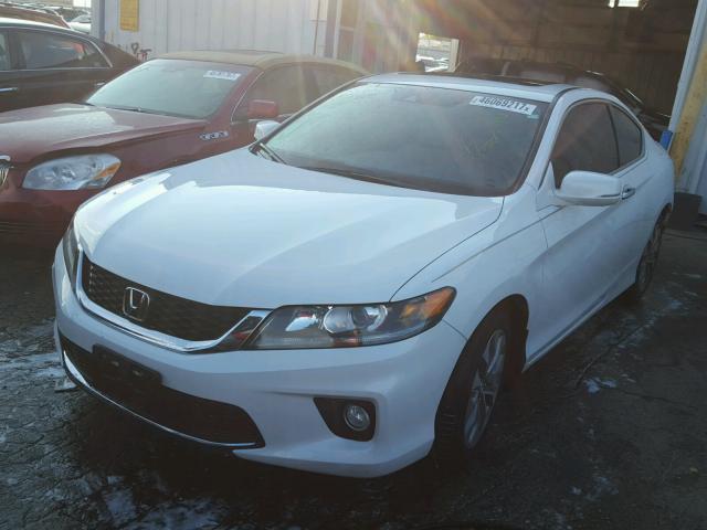 1HGCT1B86FA007407 - 2015 HONDA ACCORD EXL WHITE photo 2