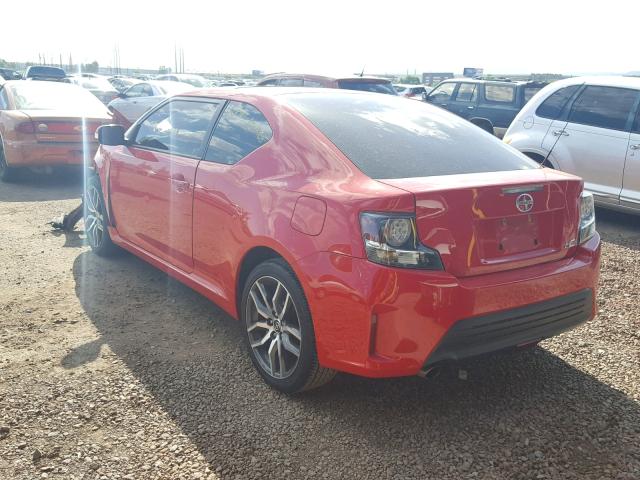 JTKJF5C71F3094107 - 2015 TOYOTA SCION TC 红色 照片 3