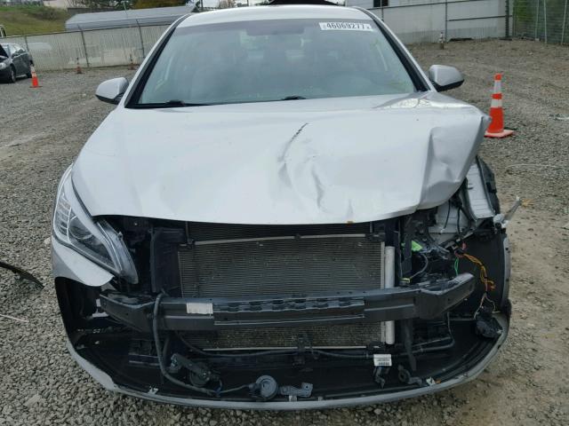 5NPE24AF4GH266158 - 2016 HYUNDAI SONATA SE SILVER photo 9