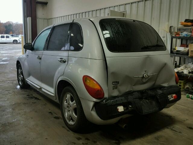 3C8FY68B62T200493 - 2002 CHRYSLER PT CRUISER SILVER photo 3