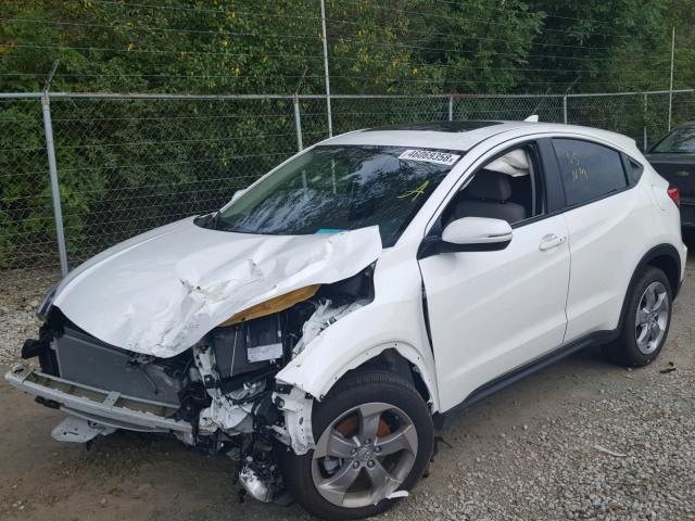 3CZRU6H5XHM731729 - 2017 HONDA HR-V EX WHITE photo 2