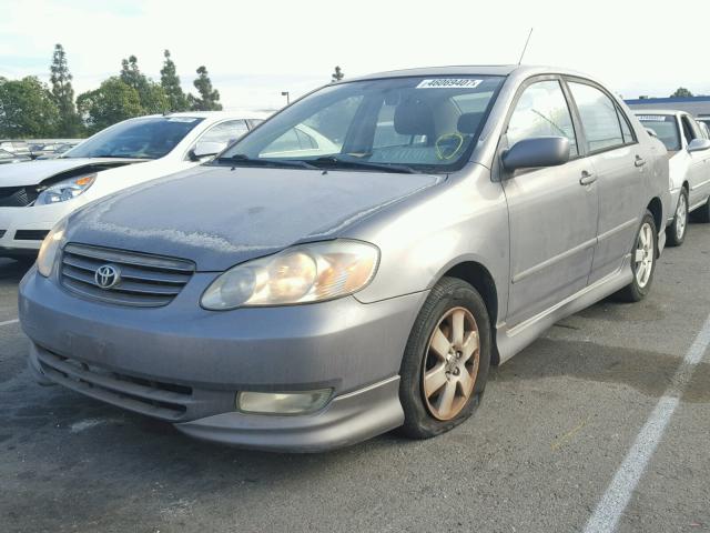 1NXBR32E74Z264304 - 2004 TOYOTA COROLLA CE GRAY photo 2