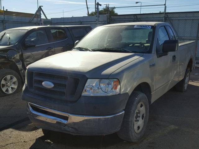 1FTRF12248KE25098 - 2008 FORD F150 GOLD photo 2