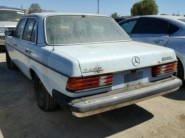 12312312016534 - 1977 MERCEDES-BENZ 240D BLUE photo 3