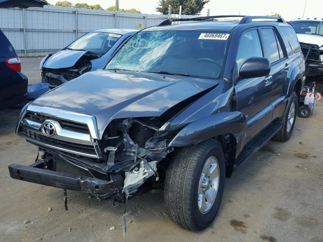 JTEBU14R18K006901 - 2008 TOYOTA 4RUNNER SR BLUE photo 2