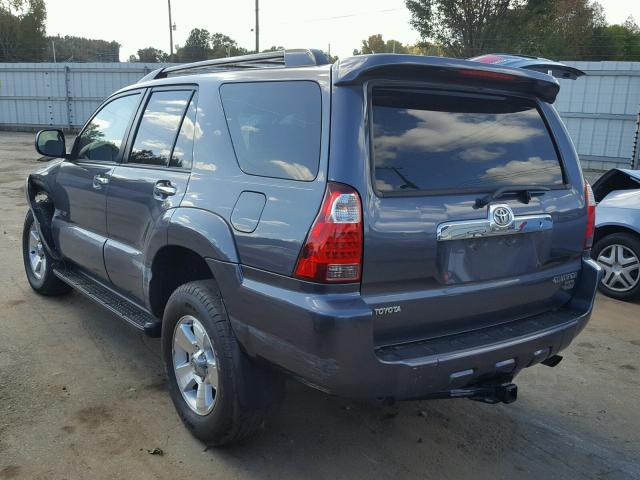 JTEBU14R18K006901 - 2008 TOYOTA 4RUNNER SR BLUE photo 3