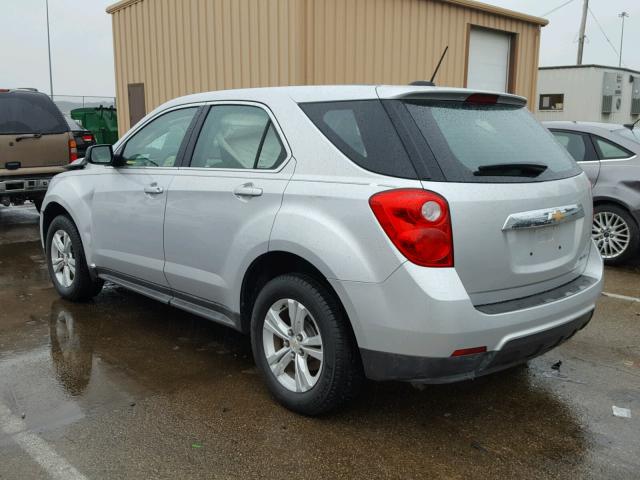 2GNALAEK9F1117544 - 2015 CHEVROLET EQUINOX LS SILVER photo 3