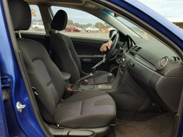 JM1BK143371683362 - 2007 MAZDA 3 HATCHBAC BLUE photo 5