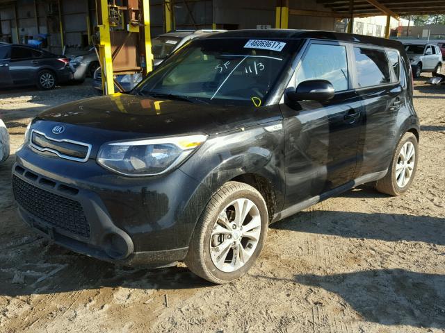 KNDJP3A54E7044142 - 2014 KIA SOUL + BLACK photo 2