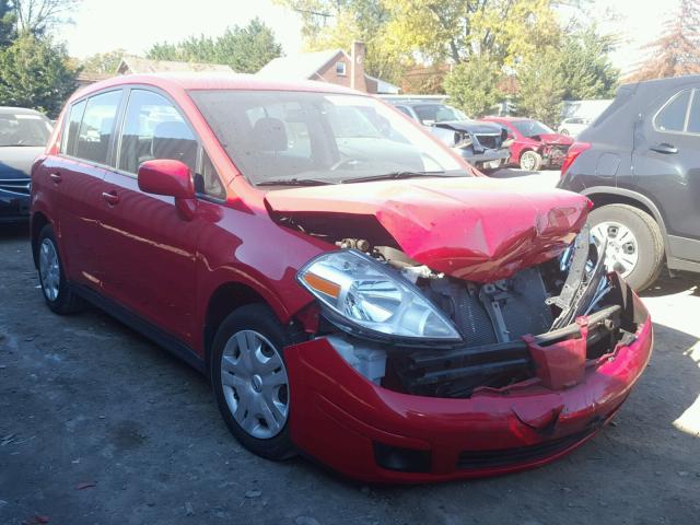 3N1BC1CPXBL490776 - 2011 NISSAN VERSA S RED photo 1