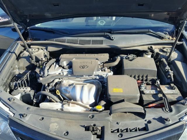 4T1BF1FK9CU140448 - 2012 TOYOTA CAMRY BASE BLACK photo 7