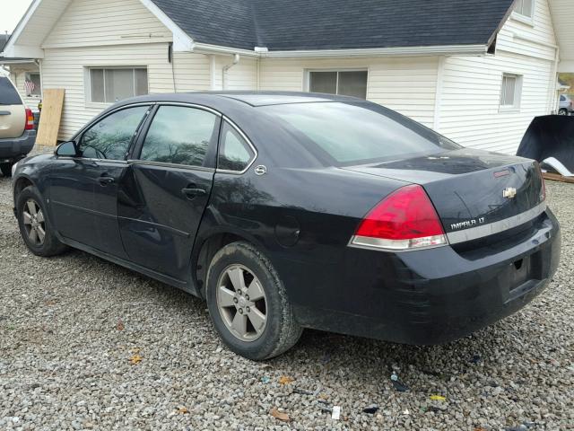 2G1WT58K679260545 - 2007 CHEVROLET IMPALA LT BLACK photo 3