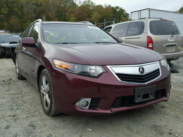 JH4CW2H64BC002723 - 2011 ACURA TSX MAROON photo 1