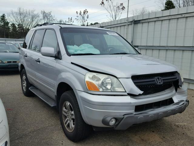 2HKYF18713H539338 - 2003 HONDA PILOT SILVER photo 1