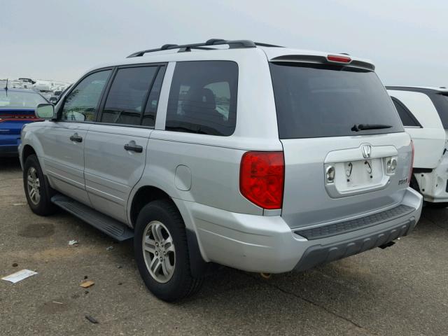 2HKYF18713H539338 - 2003 HONDA PILOT SILVER photo 3