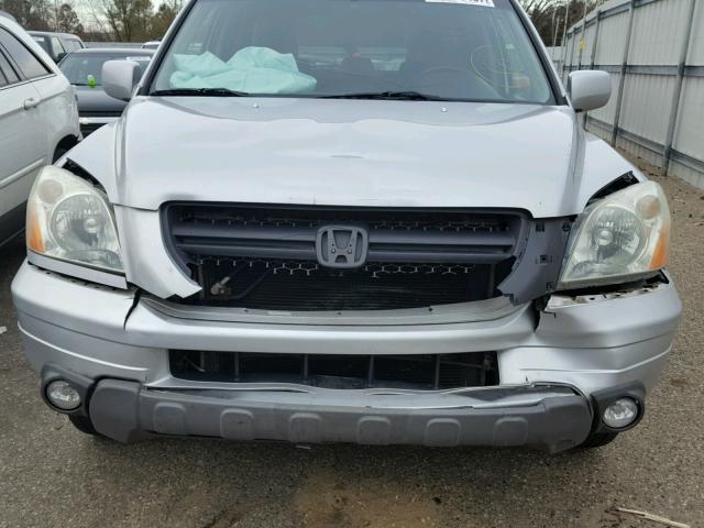 2HKYF18713H539338 - 2003 HONDA PILOT SILVER photo 9