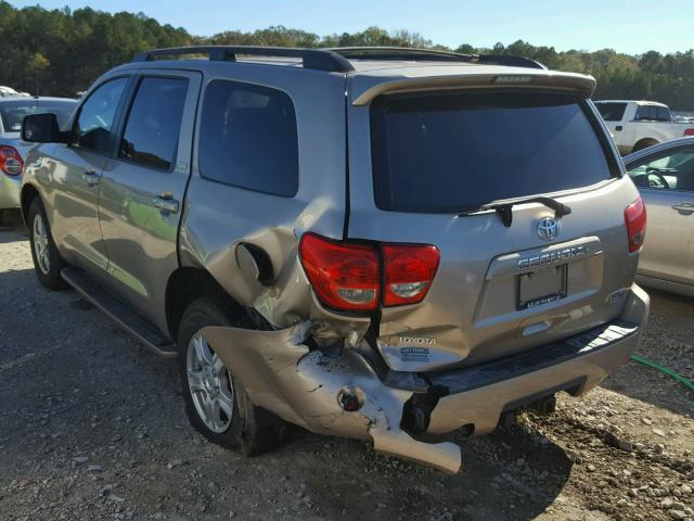 5TDBY64A58S006795 - 2008 TOYOTA SEQUOIA SR GOLD photo 3