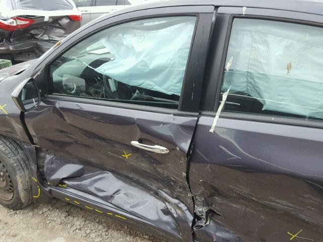 3N1CN7AP5FL873213 - 2015 NISSAN VERSA S GRAY photo 9