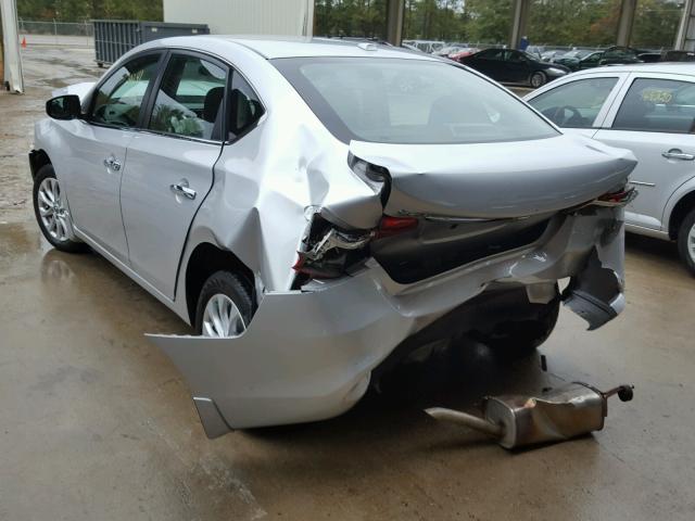 3N1AB7AP9GY246681 - 2016 NISSAN SENTRA S SILVER photo 3