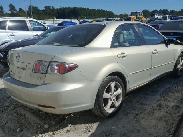 1YVHP80D565M20133 - 2006 MAZDA 6 BEIGE photo 4