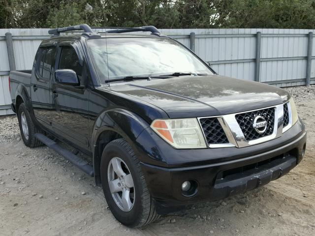 1N6AD07U46C427929 - 2006 NISSAN FRONTIER C BLACK photo 1