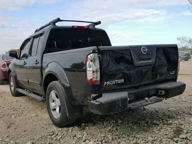 1N6AD07U46C427929 - 2006 NISSAN FRONTIER C BLACK photo 3