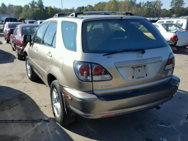 JTJGF10U310107175 - 2001 LEXUS RX 300 TAN photo 3