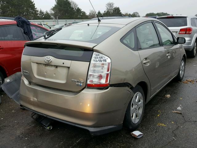 JTDKB20U383349729 - 2008 TOYOTA PRIUS GOLD photo 4