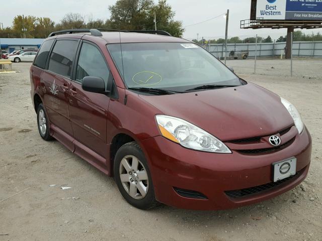 5TDZK23C87S037016 - 2007 TOYOTA SIENNA CE BURGUNDY photo 1