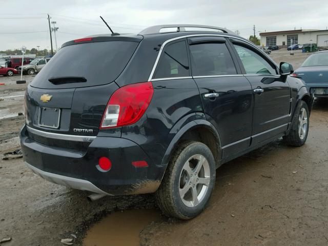 3GNAL3EK0ES536753 - 2014 CHEVROLET CAPTIVA BLACK photo 4