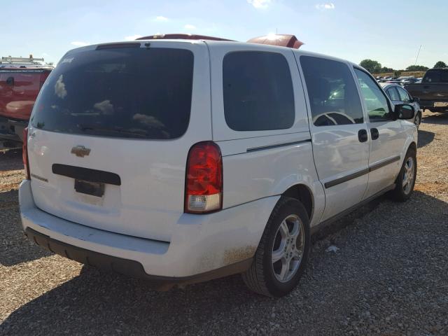 1GNDV23187D126605 - 2007 CHEVROLET UPLANDER L WHITE photo 4