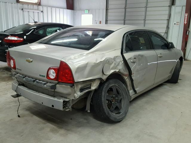 1G1ZA5EU1BF192180 - 2011 CHEVROLET MALIBU LS 金色 照片 4