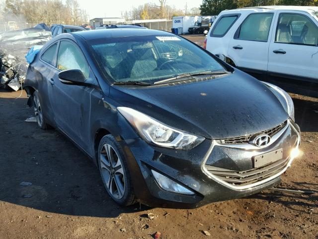 KMHDH6AH0EU026580 - 2014 HYUNDAI ELANTRA CO BLACK photo 1