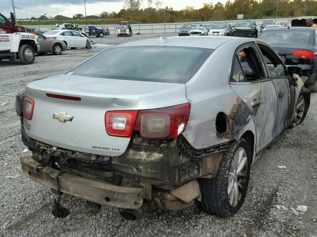 1G11H5SA8DF265017 - 2013 CHEVROLET MALIBU LTZ 银色 照片 4