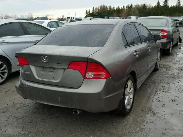 2HGFA16887H019610 - 2007 HONDA CIVIC EX ყავისფერი ფოტო 4