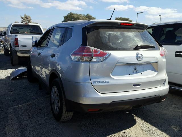 JN8AT2MT6GW003914 - 2016 NISSAN ROGUE S SILVER photo 3