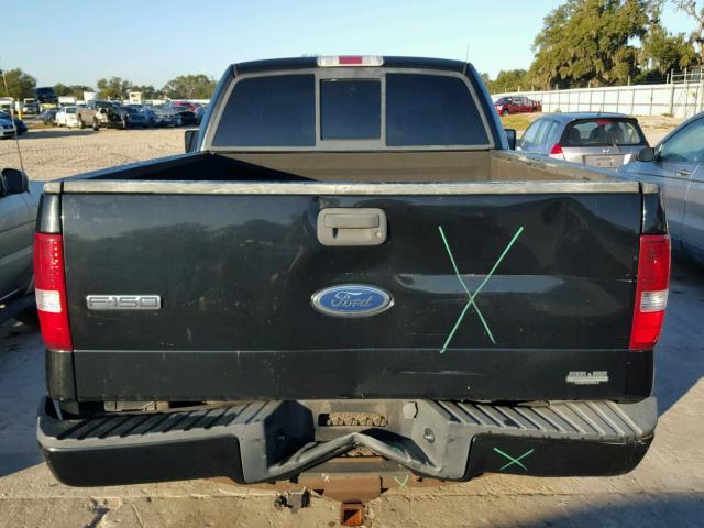 1FTRF14554NA93222 - 2004 FORD F150 BLACK photo 9