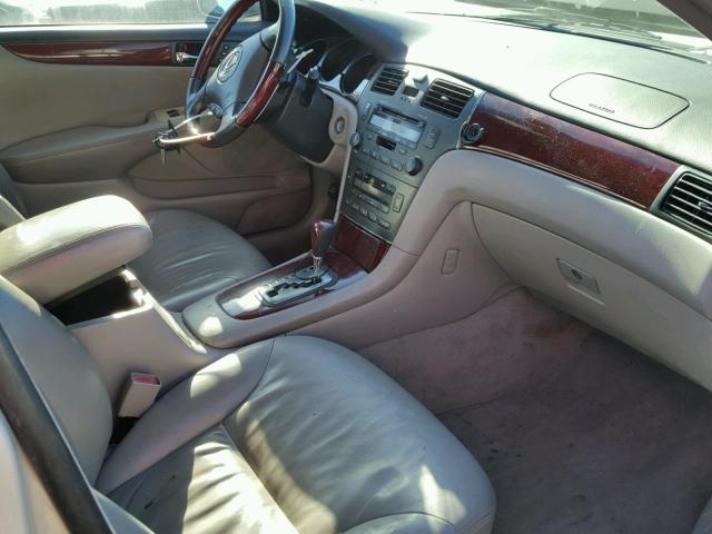 JTHBF30G430088057 - 2003 LEXUS ES CREAM photo 5